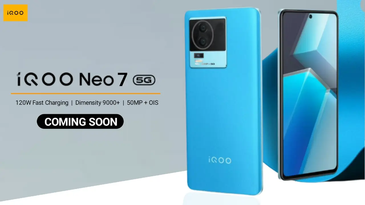 iQOO Neo 7 with Dimensity 9000+ SoC and 12GB RAM listed in Geekbench as model number V2231A